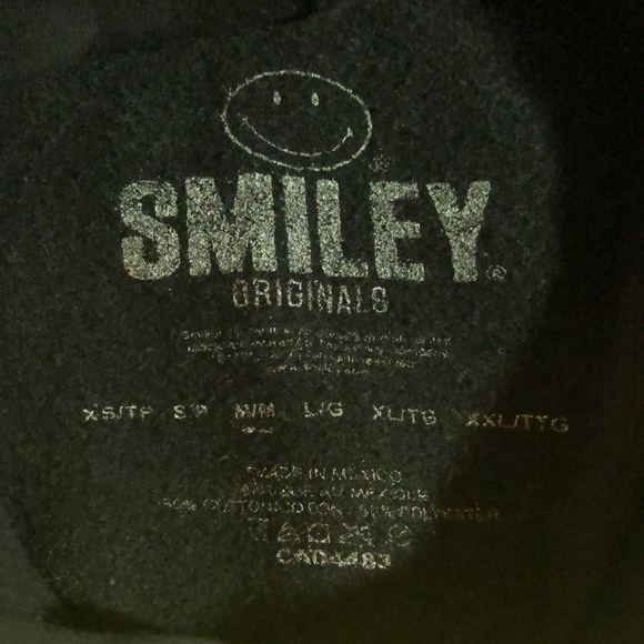 Vintage Smiley Originals Black Hoodie - Picture 10 of 12